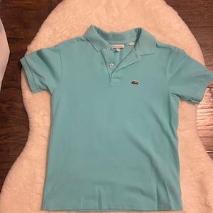 Blue Lacoste polo
